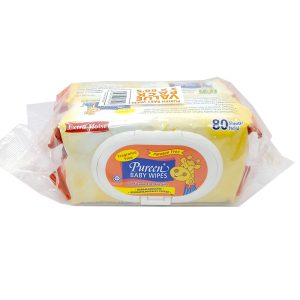 Pureen B/Wipes w A/Vera&Vit E 2x80's(O)(BWFF 2080)