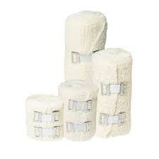 Cotton Crepe Elas Ban White 15cm x 4.5m x 1's (Carey's)
