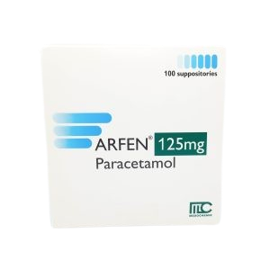 Arfen Supp 125mg x 100's