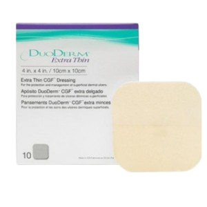 Duoderm Extra Thin 4x4 x 10's
