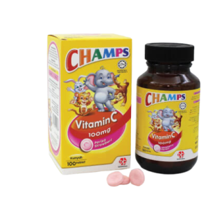 Champs Vit C Tabs 100mg (Straw) x 100's