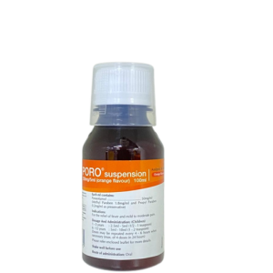 Poro Suspension (Orange) 250mg/5ml (Btl) x 100ml