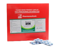 Anarex Tab 10x10's