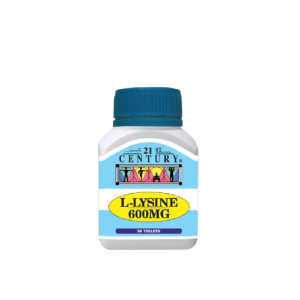 21st L-Lysine 600mg Tabs x 50's