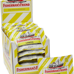Fishermans S/Free Lemon Loz. 25g x 24's
