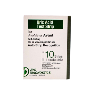 Avometer Uric Acid Test Strips x 10s