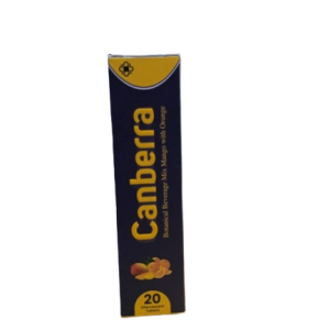 Canberra Effervescent Botanical Beverage Mix Manggo w Orange Tabs x 20's