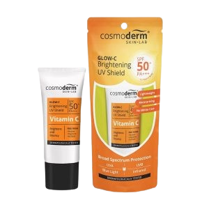 Cosmoderm Glow-C Brightening UV Sheild SPF 50+ PA++ x 30ml
