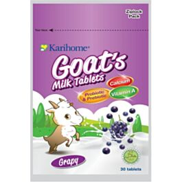 Karihome Goats Milk Tabs 24gx12's (Graphy)